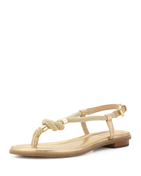 michael kors holly rope trim sandal|Michael Kors Holly Sandals for Women for sale .